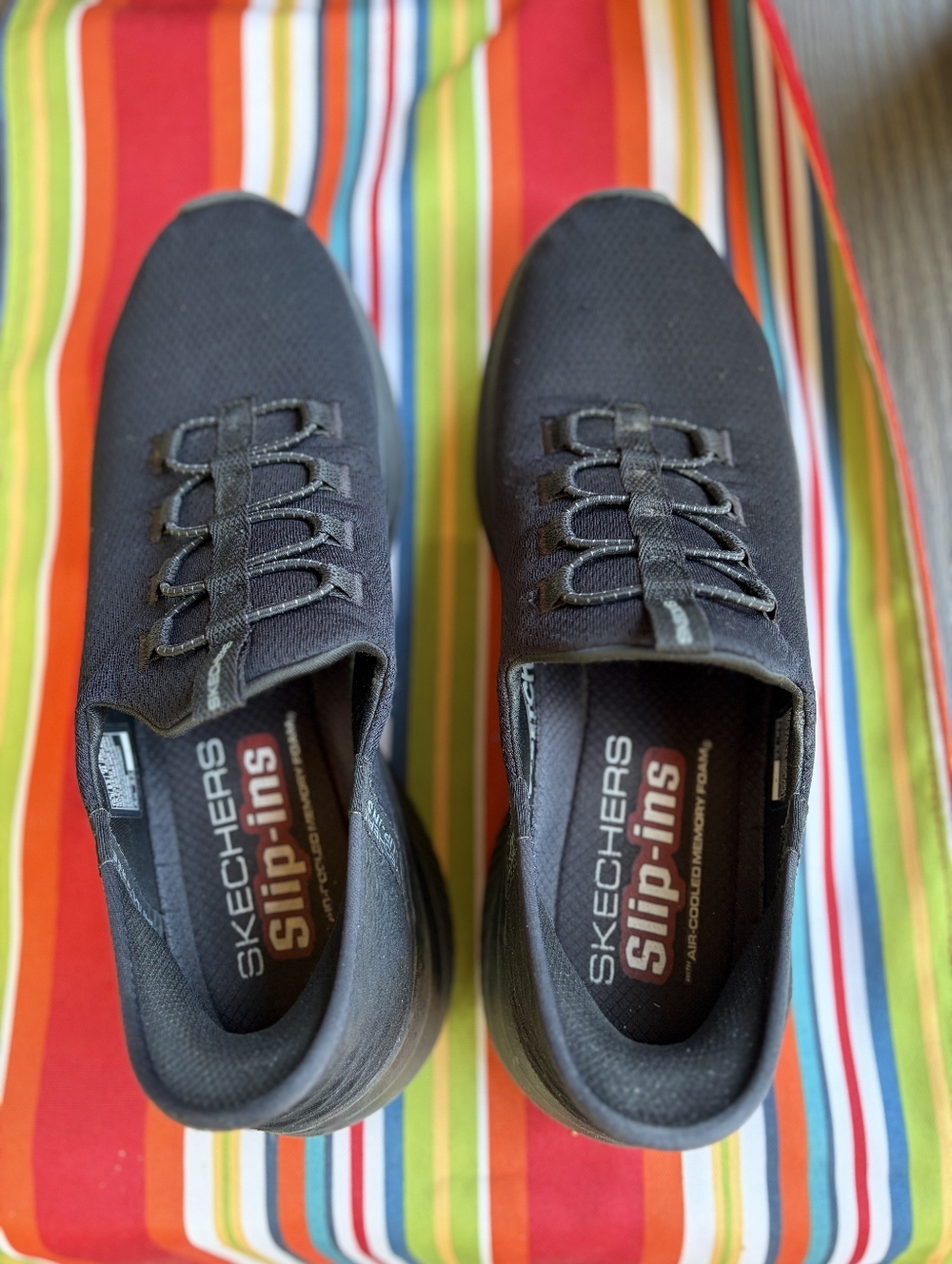 Skechers Black Men's Slip-On Loafers